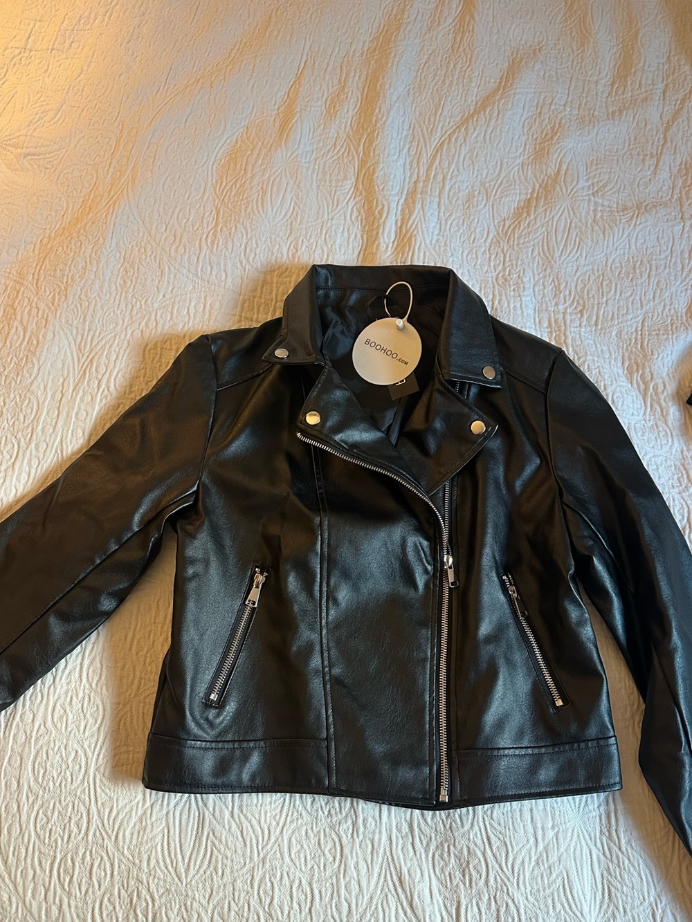 Boohoo Black Leather Jacket